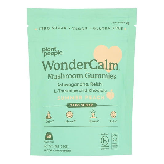 Plant People - Gourmet Mushroom Wondercalm Peach - 1 Each-60 Count