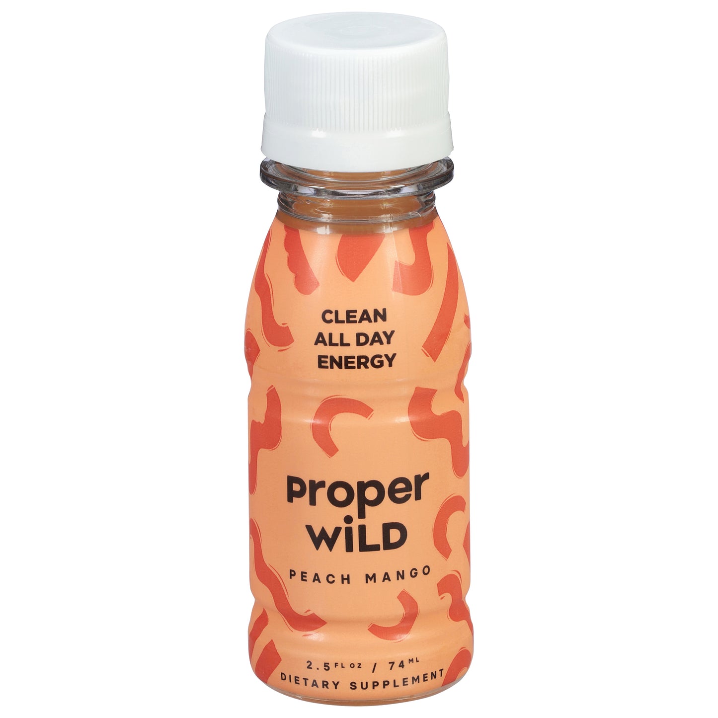 Proper Wild - Energy Shot Peach Mango - Case Of 12-2.5 Fluid Ounces