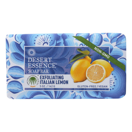 Desert Essence - Bar Soap - Exfoliating Italian Lemon - 5 Oz