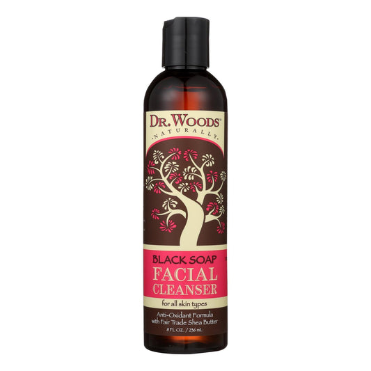 Dr. Woods Facial Cleanser Black Soap And Shea Butter - 8 Fl Oz