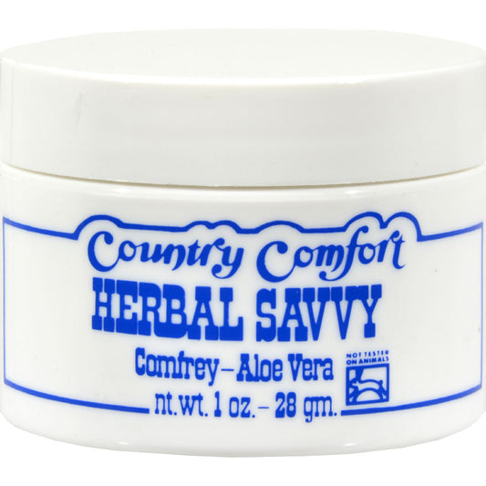 Country Comfort Herbal Savvy Comfrey Aloe Vera - 1 Oz