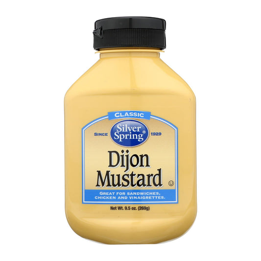 Silver Spring Mustard - Dijon - Squeeze - Case Of 9 - 9.5 Oz