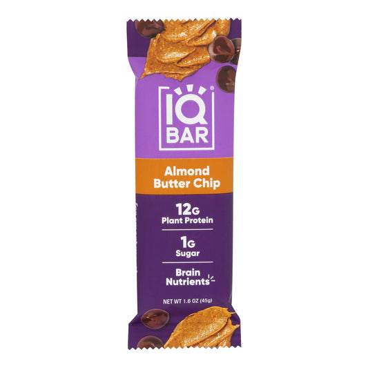 Iq Bar - Bar Almond Butter Cup - Case Of 12 - 1.6 Oz