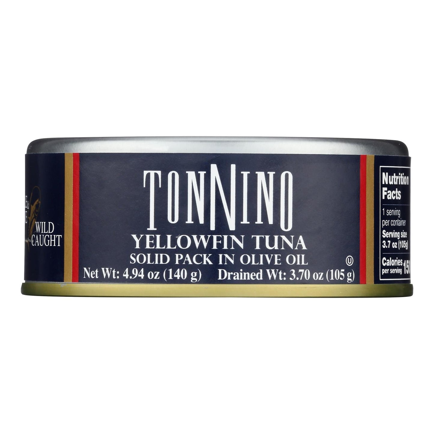 Tonnino Tuna - Light Tuna In Oil - Case Of 12 - 4.94 Oz