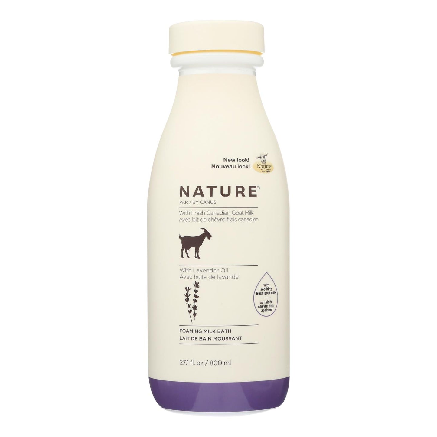 Nature By Canus - Goats Milk Bath Foam Lvndr - 27.1 Fz