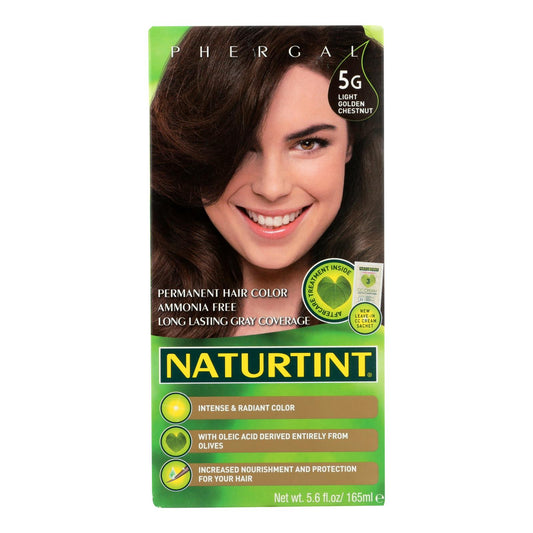 Naturtint Hair Color - Permanent - 5g - Light Golden Chestnut - 5.28 Oz