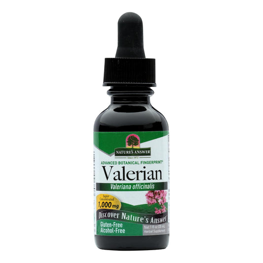 Nature's Answer - Valerian Root Alcohol Free - 1 Fl Oz