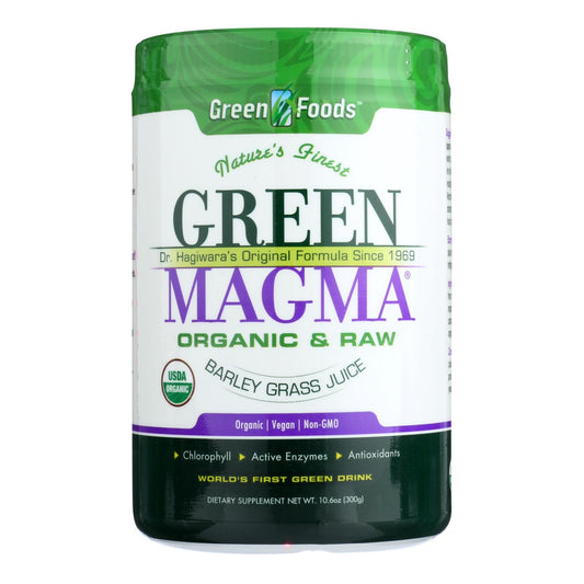 Green Foods Dr Hagiwara Green Magma Barley Grass Juice Powder - 10.6 Oz