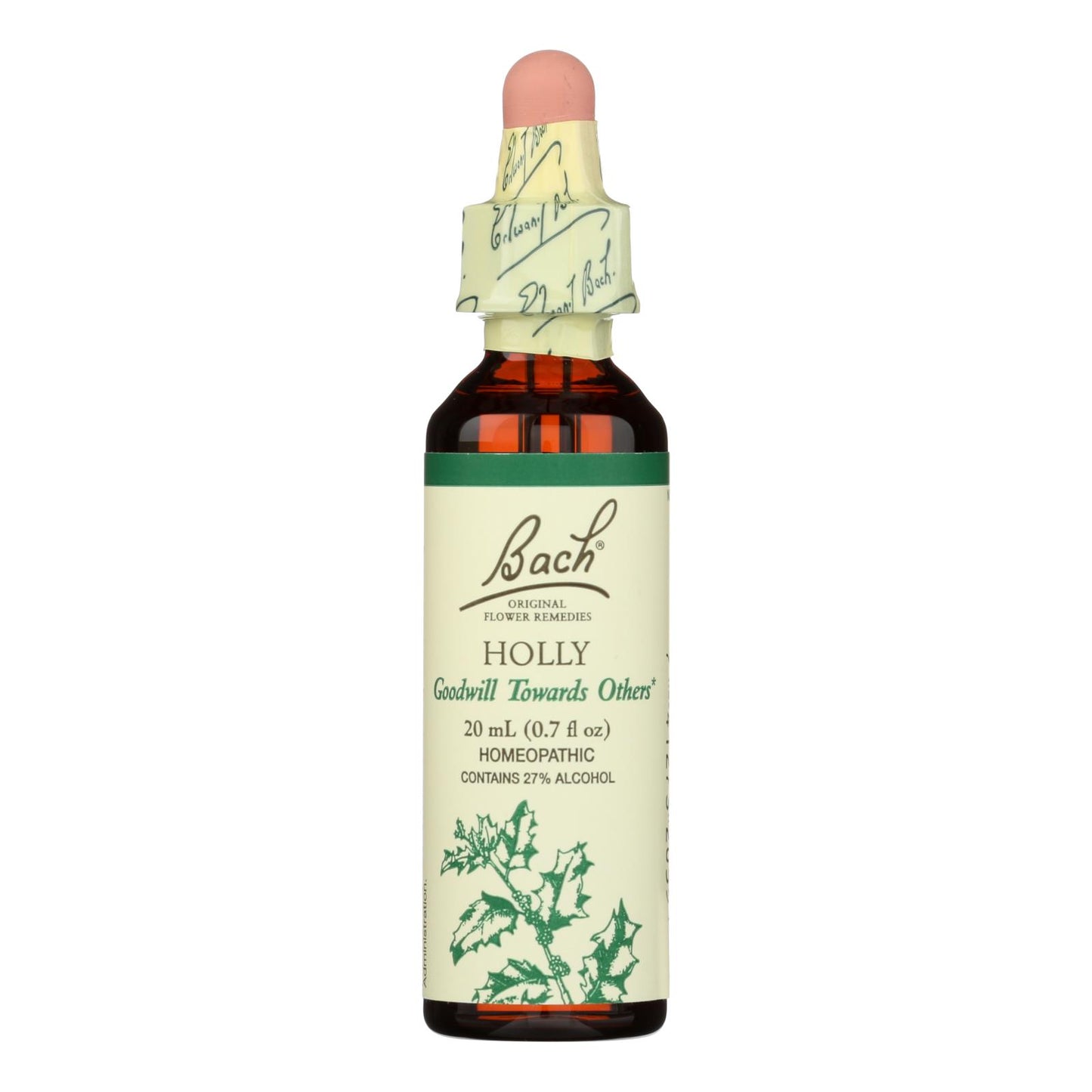 Bach Flower Remedies Essence Holly - 0.7 Fl Oz