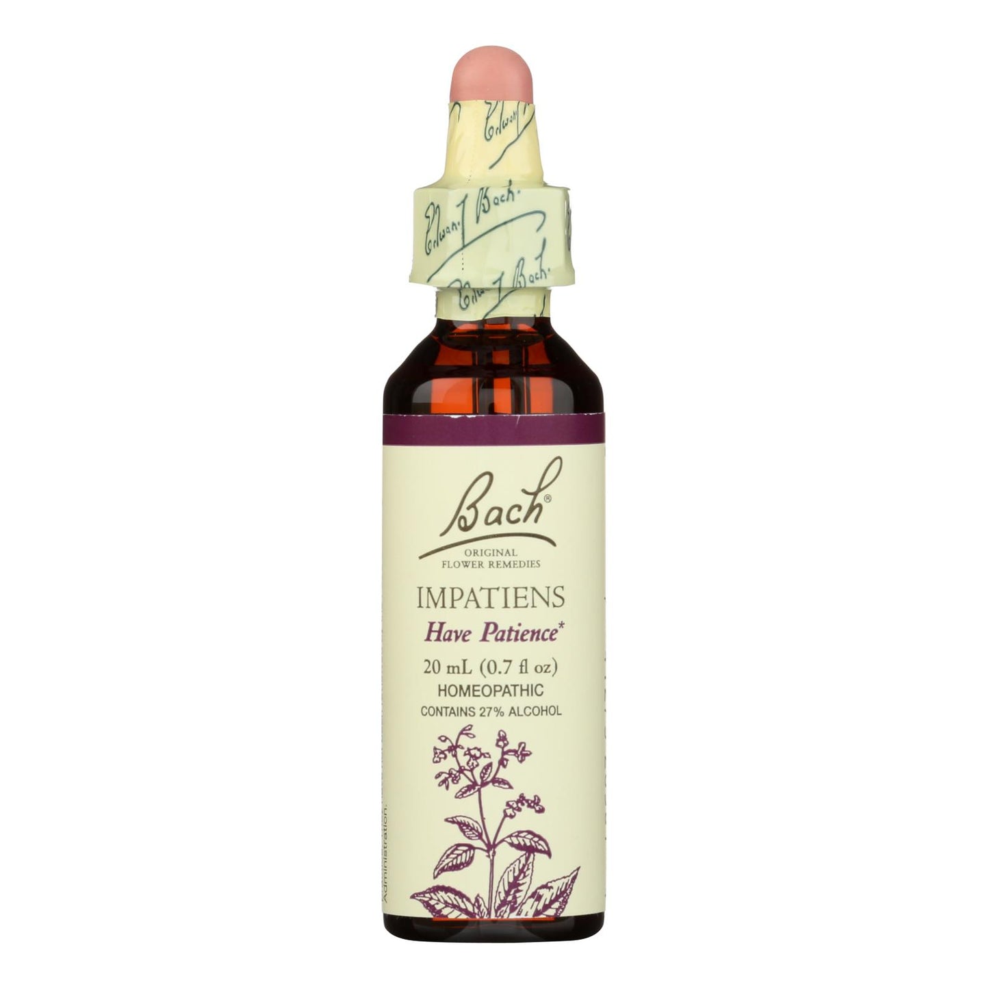 Bach Flower Remedies Essence Impatiens - 0.7 Fl Oz