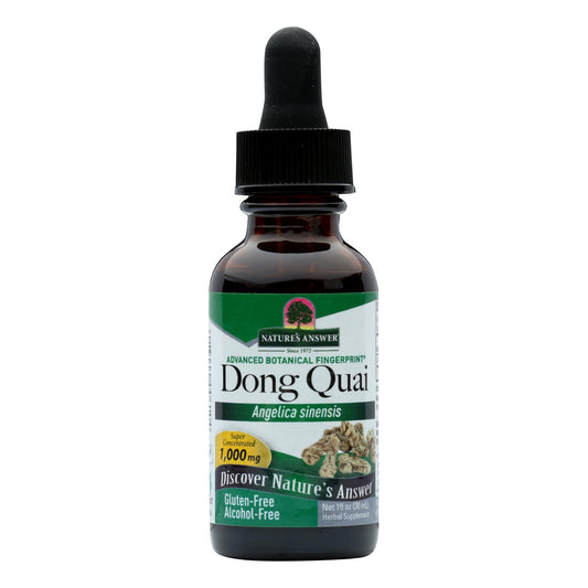 Nature's Answer - Dong Quai Root Alcohol Free - 1 Fl Oz