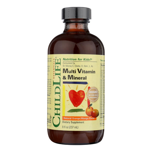 Childlife Multi Vitamin And Mineral Natural Orange Mango - 8 Fl Oz