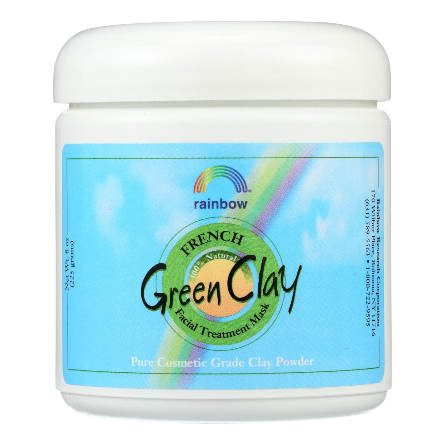 Rainbow Research French Green Clay Facial Treatment Mask - 8 Oz