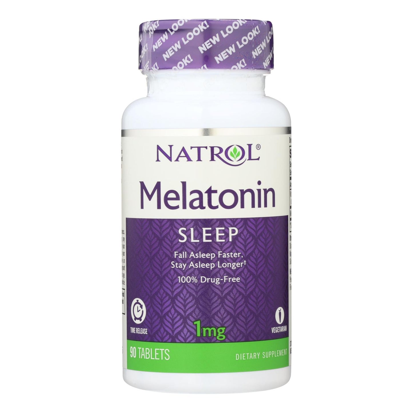 Natrol Melatonin Time Release - 1 Mg - 90 Tablets