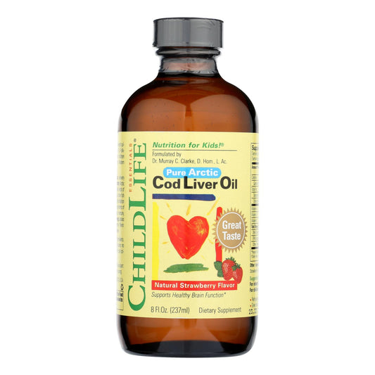 Childlife Cod Liver Oil Strawberry - 8 Fl Oz