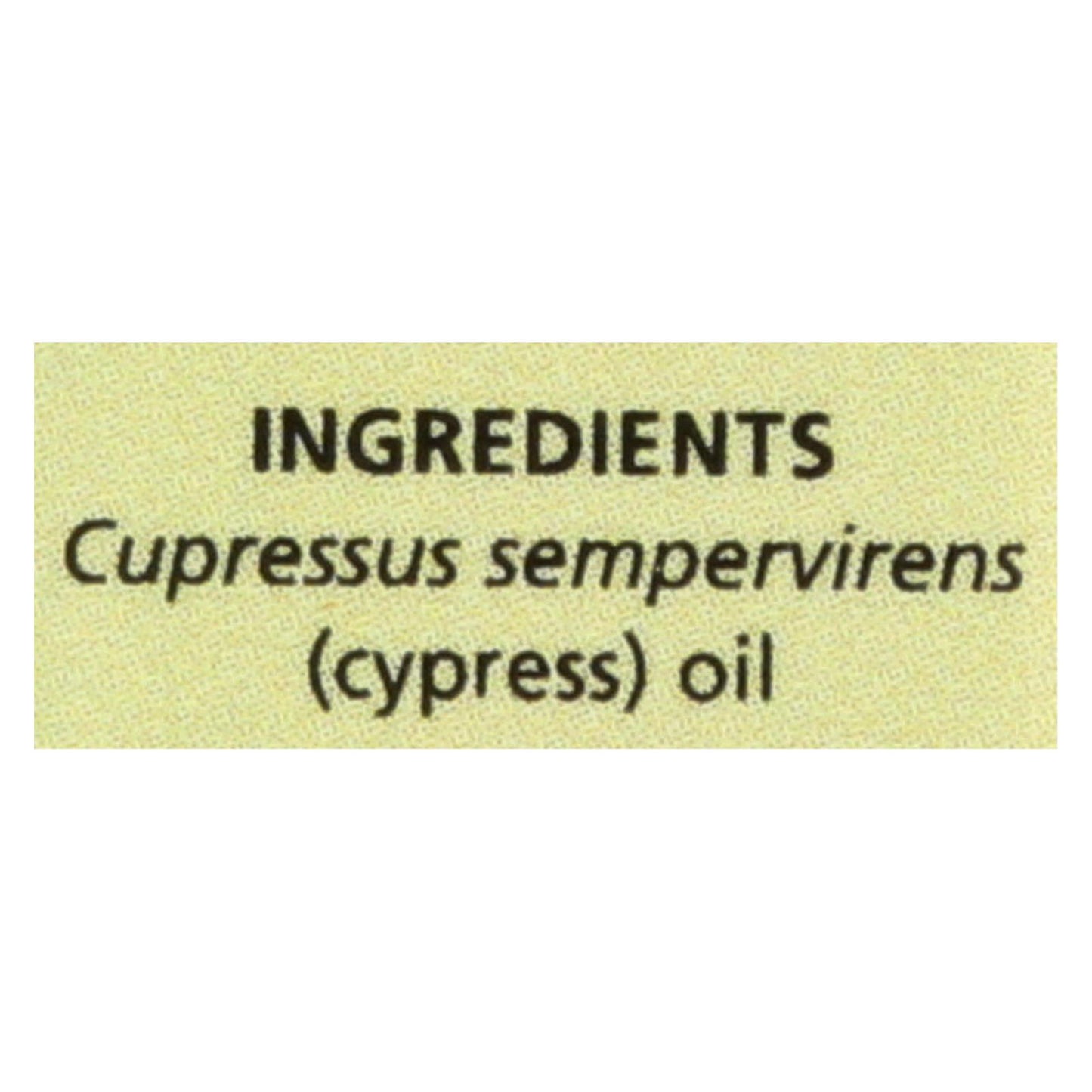 Aura Cacia - Essential Solutions Oil Cypress - 0.5 Fl Oz