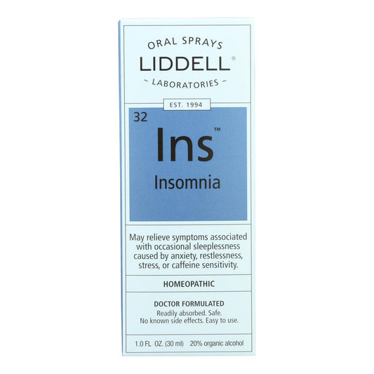 Liddell Homeopathic Insomnia - 1 Fl Oz