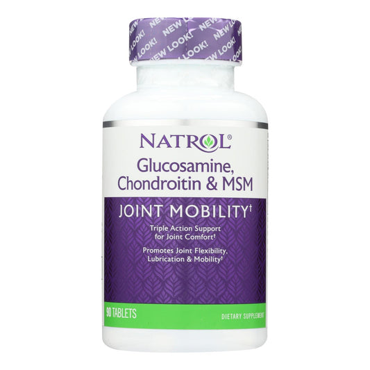 Natrol Glucosamine Chondroitin And Msm - 90 Tablets