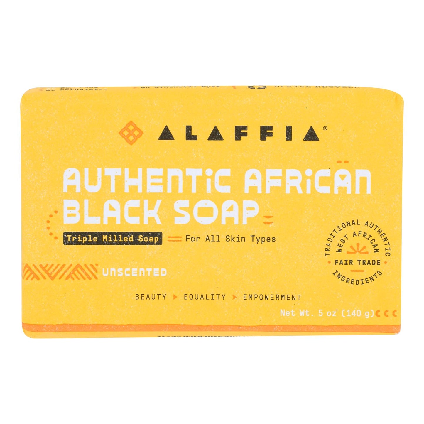 Alaffia - Soap Unscented Trpl Mld - 1 Each-5 Oz