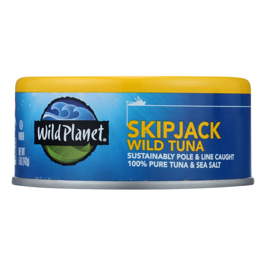 Wild Planet Wild Skipjack Light Tuna - Case Of 12 - 5 Oz.