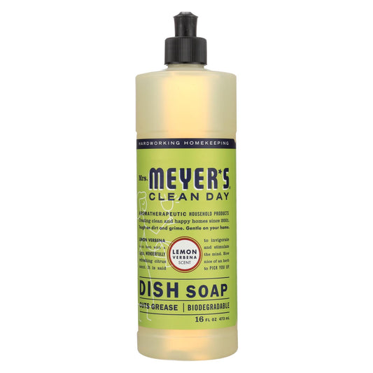 Mrs. Meyer's Clean Day - Liquid Dish Soap - Lemon Verbena - Case Of 6 - 16 Oz