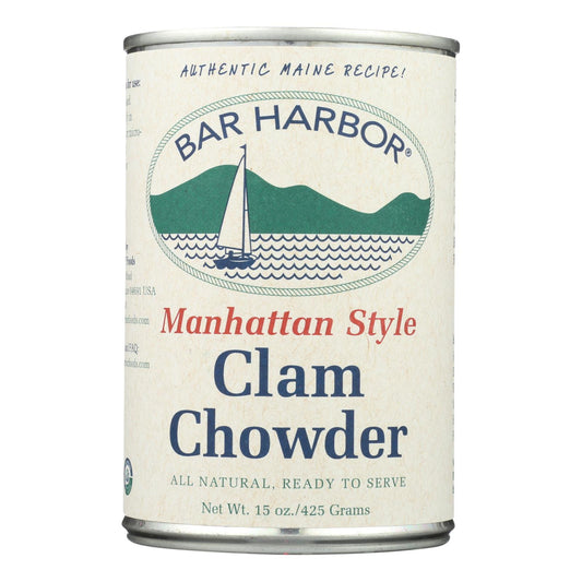 Bar Harbor - Manhattan Clam Chowder Soup - Case Of 6 - 15 Oz.