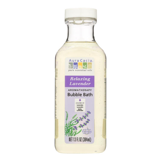 Aura Cacia - Aromatherapy Bubble Bath Relaxing Lavender - 13 Fl Oz