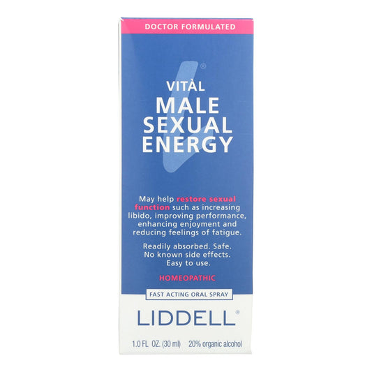 Liddell Homeopathic Energy Male - 1 Fl Oz