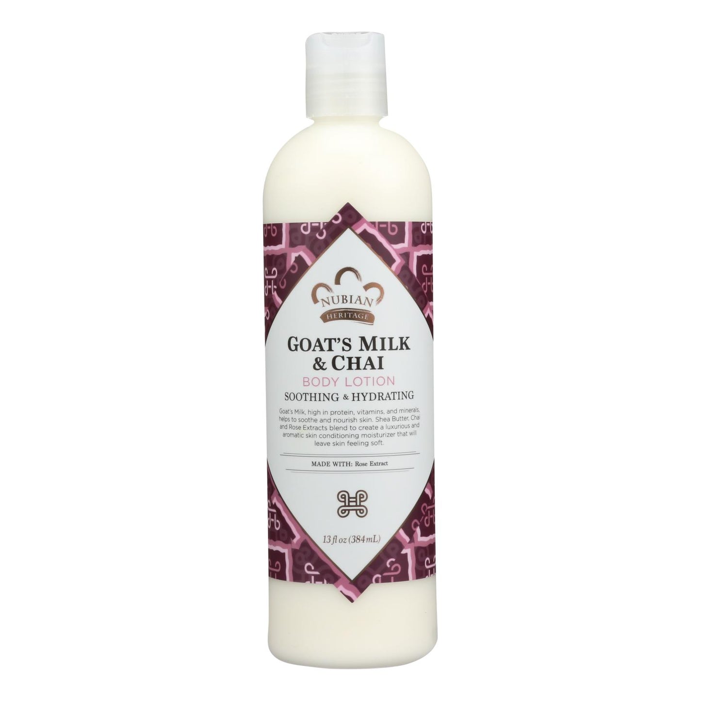 Nubian Heritage Lotion - Goats Milk And Chai - 13 Fl Oz