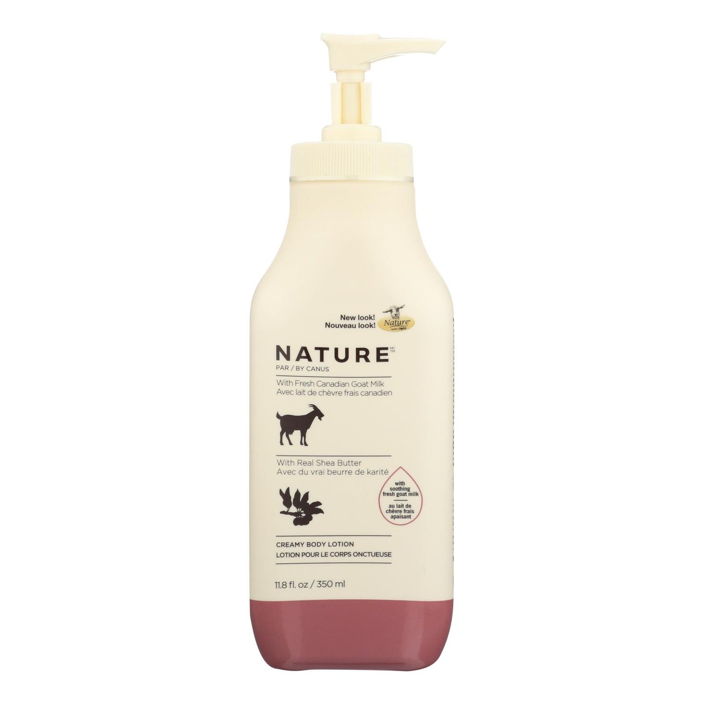 Nature By Canus Lotion - Goats Milk - Nature - Shea Butter - 11.8 Oz