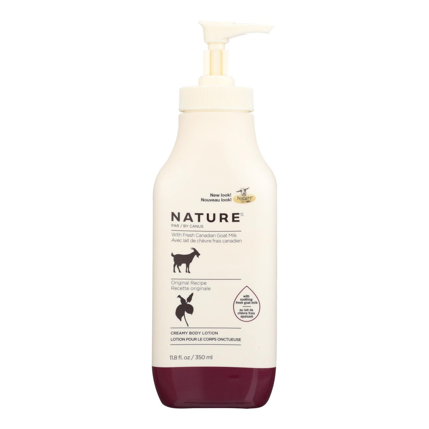 Nature By Canus Lotion - Goats Milk - Nature - Original Formula - 11.8 Oz