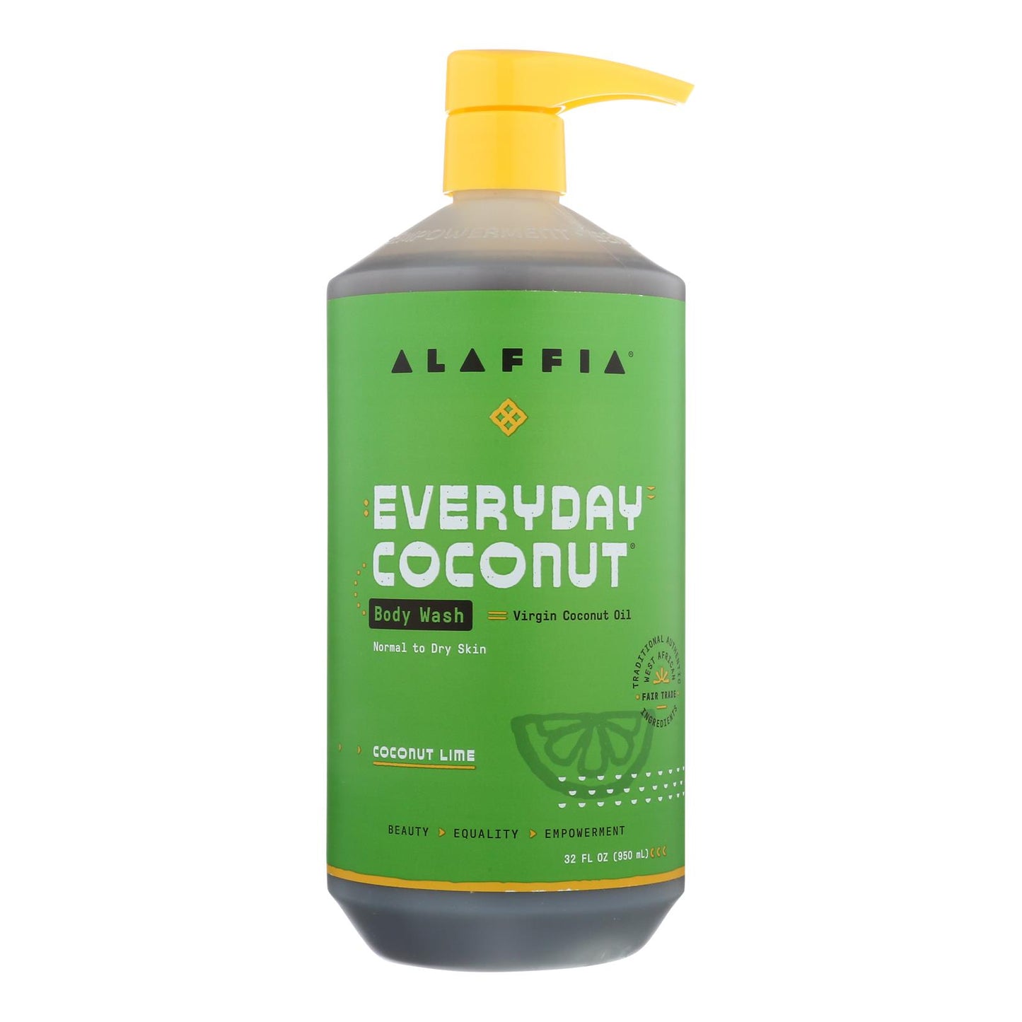 Alaffia - Everyday Body Wash - Coconut Lime - 32 Fl Oz.