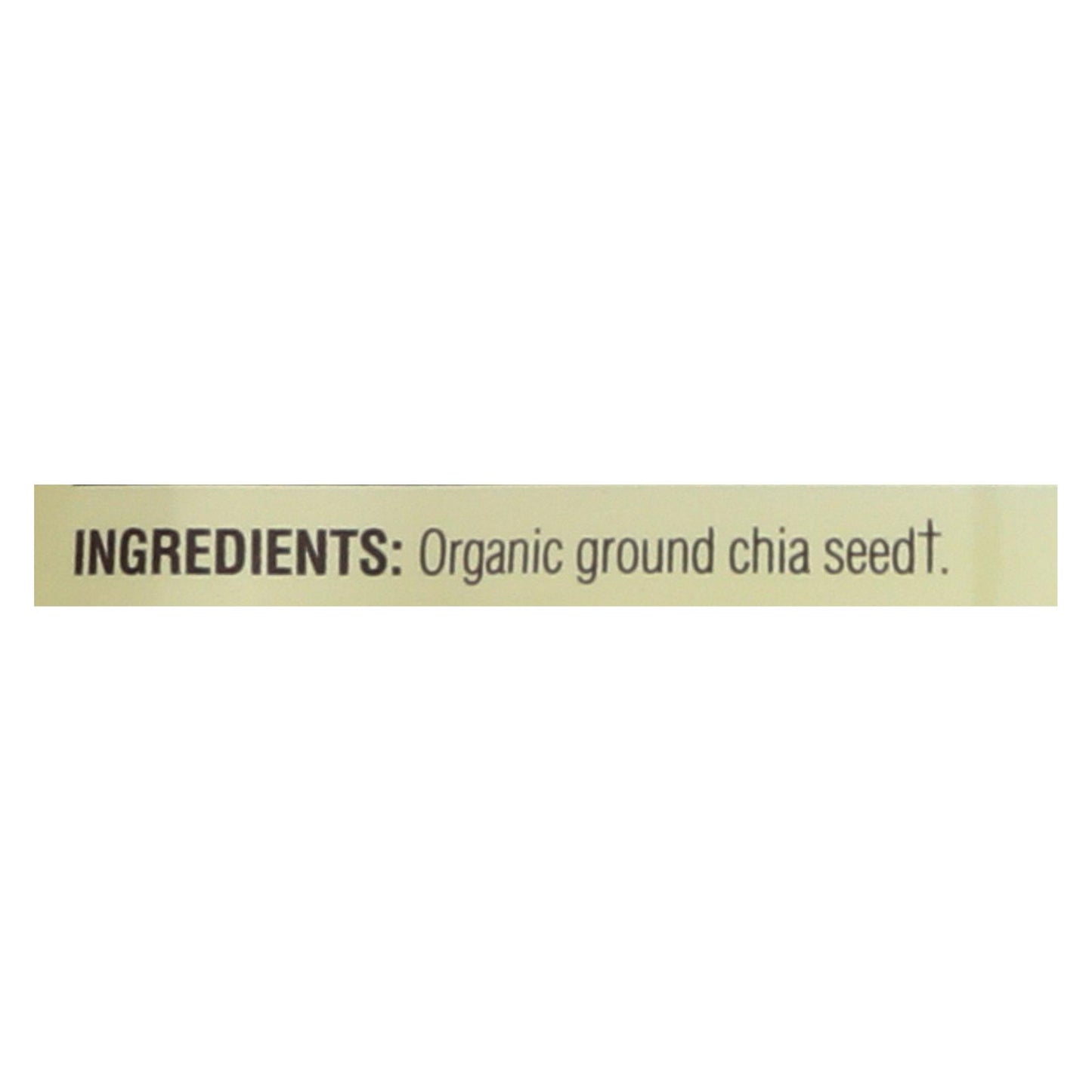 Spectrum Essentials Organic Chia Seed - Ground - 10 Oz