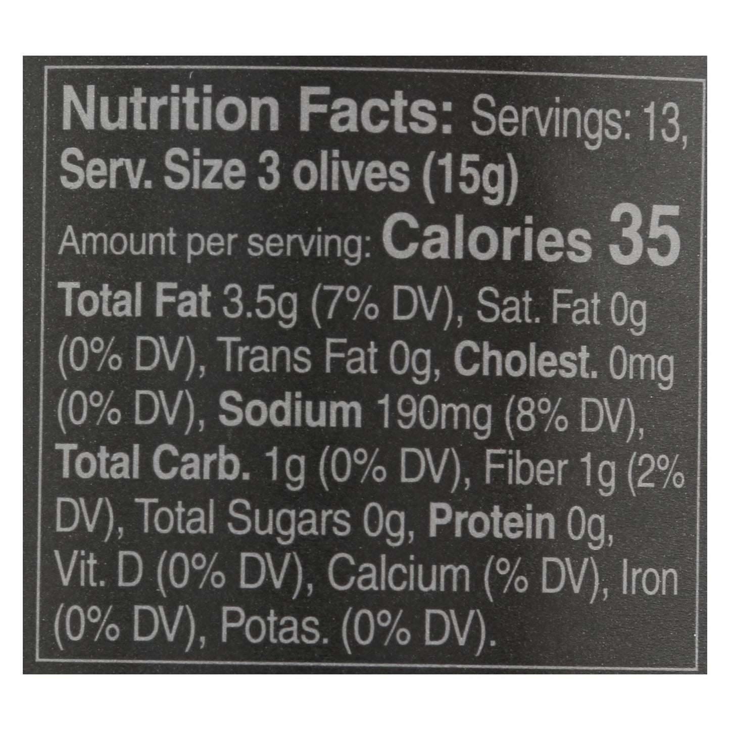 Mina - Olives Purple Beldi - Case Of 6 - 12.5 Oz