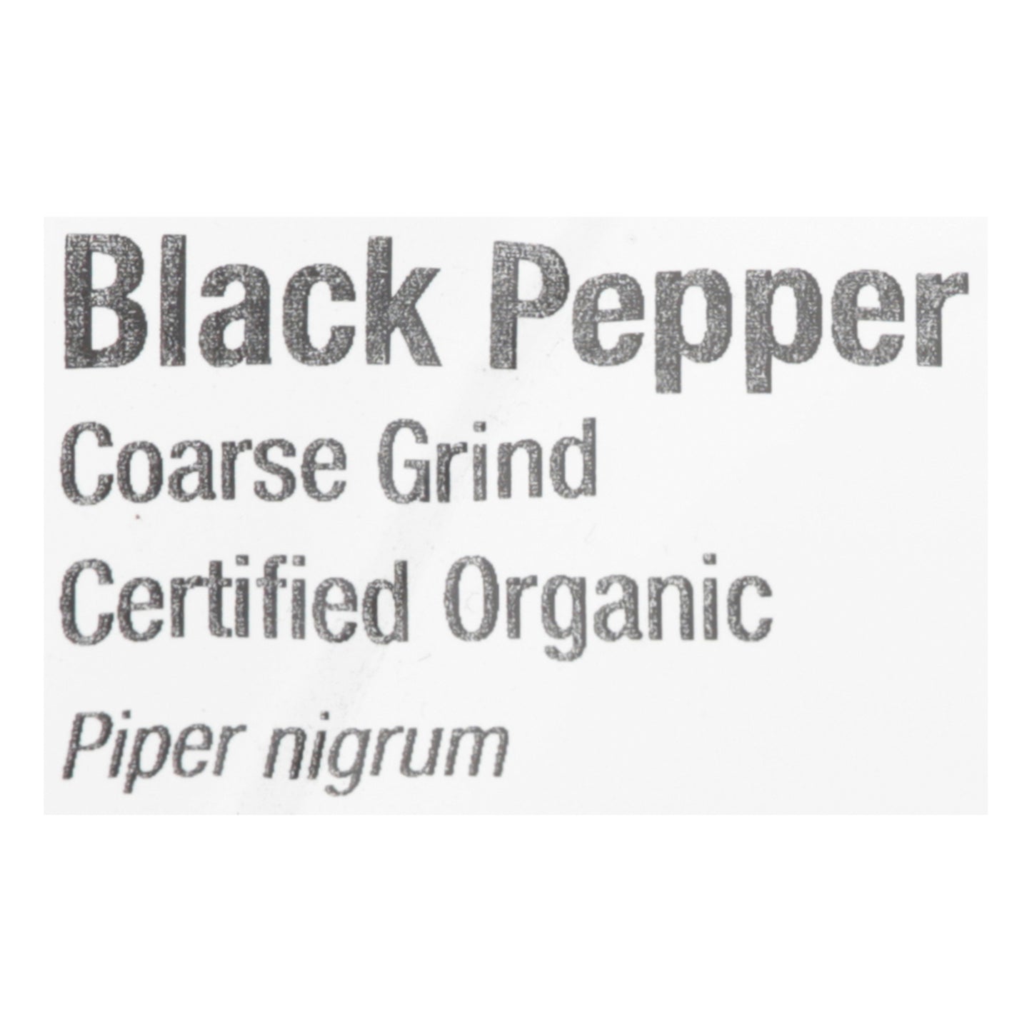 Frontier Herb Organic Coarse Black Pepper - Single Bulk Item - 1lb