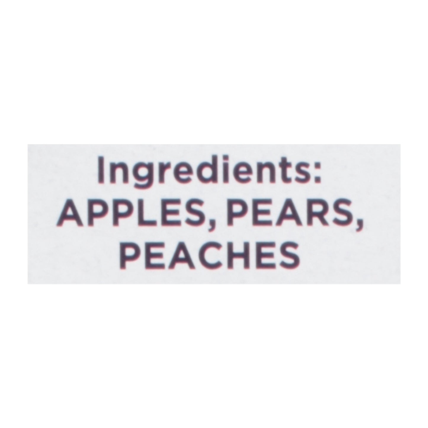 Chum Fruit Bites - Fruit Bites Peach 4pk - Case Of 6-2.8 Oz