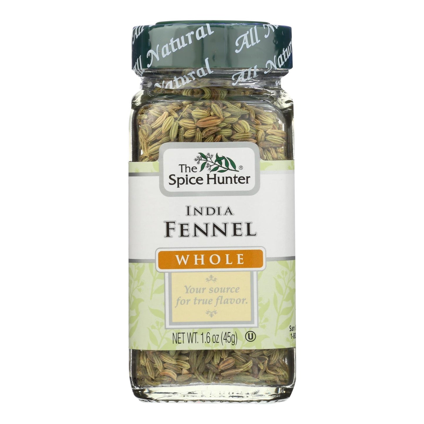 Spice Hunter - Fennel Indian Whole - Case Of 6 - 1.6 Oz