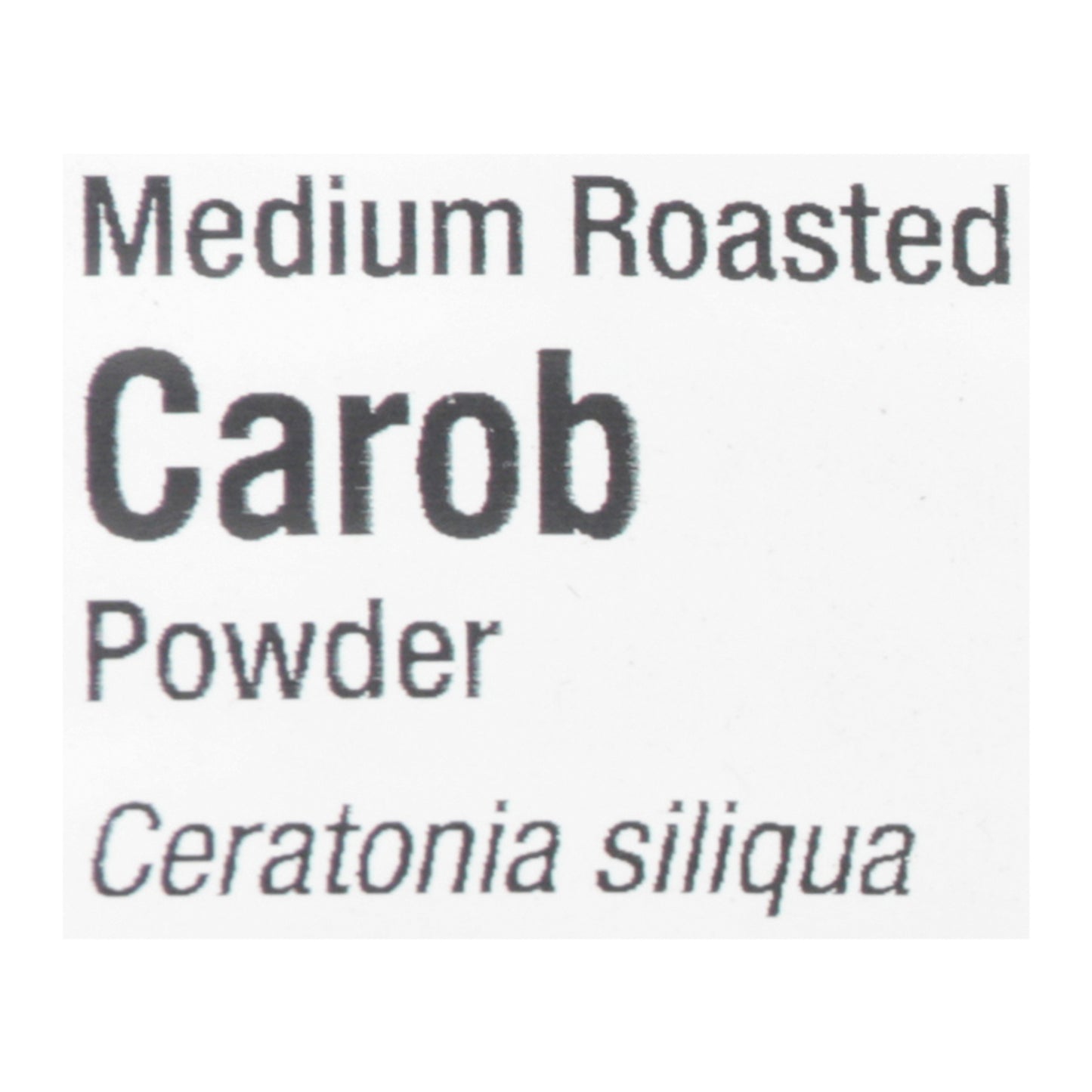 Frontier Herb Carob Powder Med Roasted - Single Bulk Item - 1lb