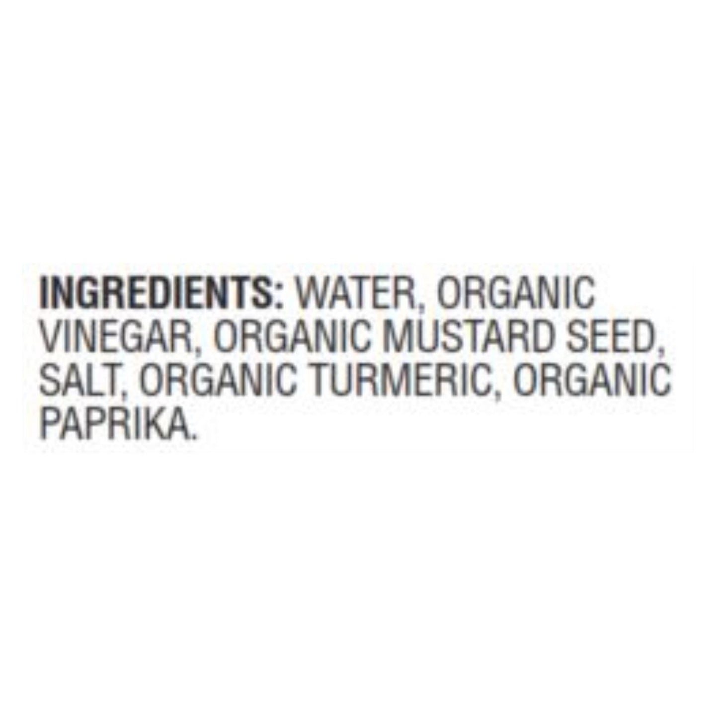 Woodstock Organic Yellow Mustard - Case Of 12 - 8 Oz