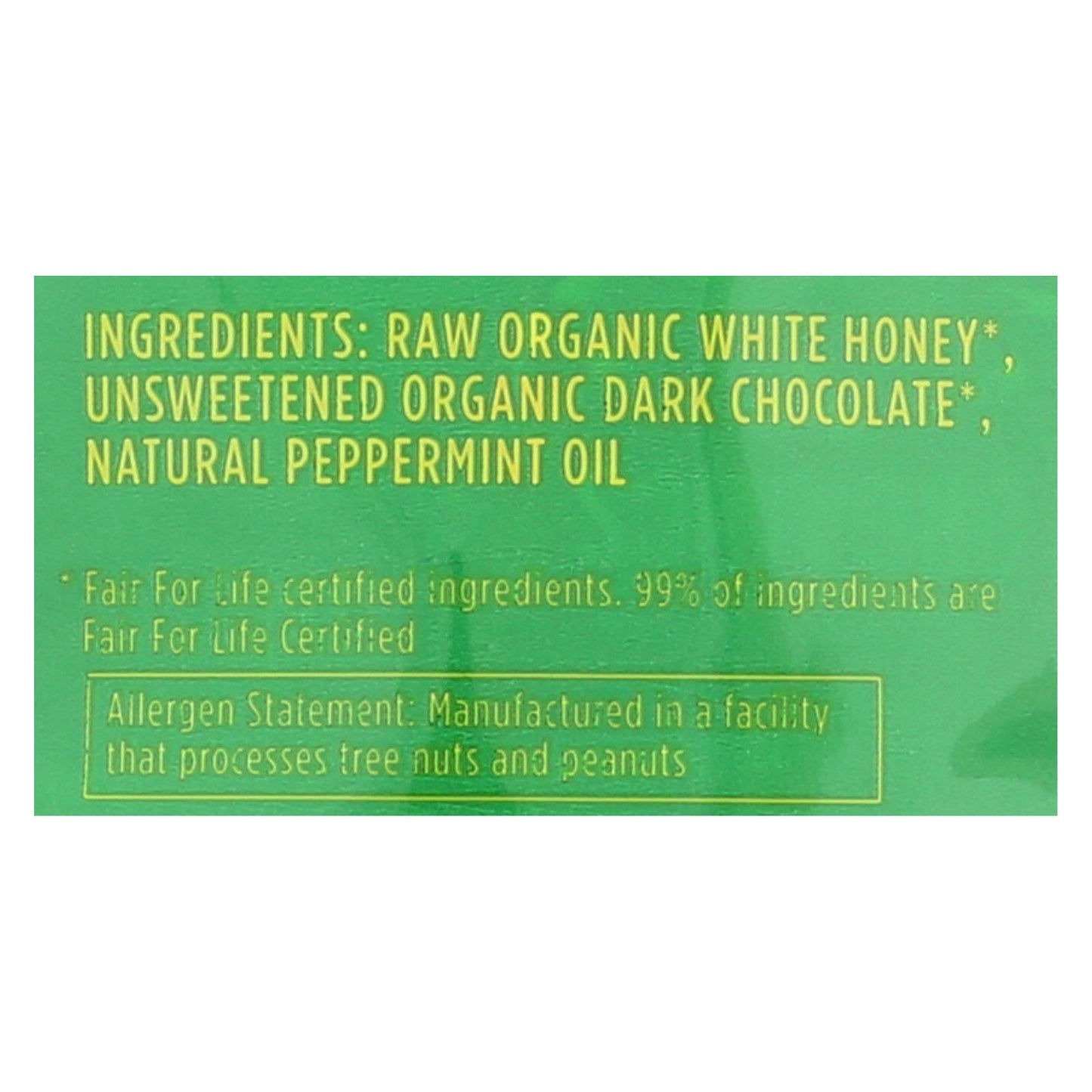 Heavenly Organics Organic Honey Patties - Mint Chocolate - Case Of 6 - 4.66 Oz.