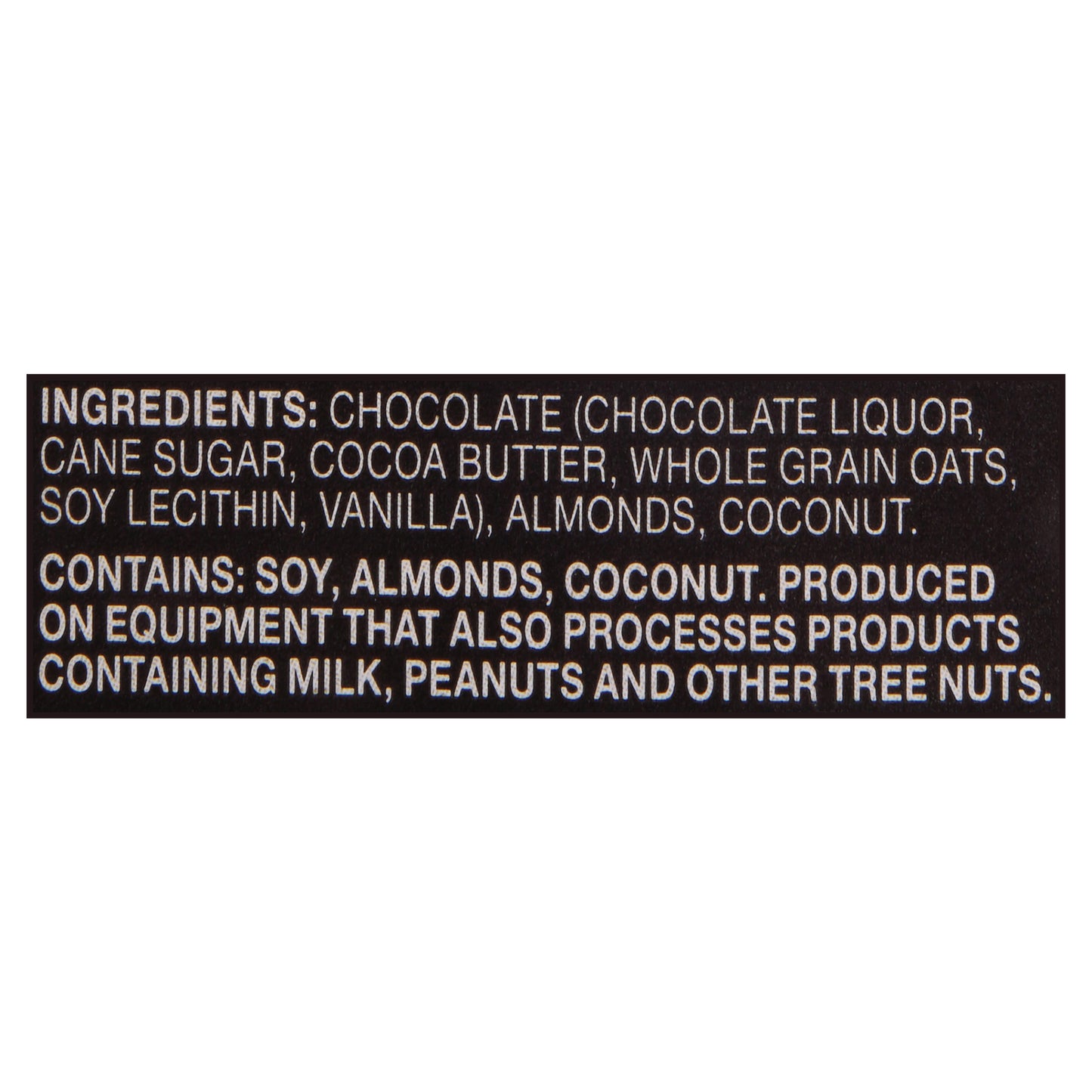 Endangered Species Chocolate - Dark Chocolate Coconut Almond Oat Milk - Case Of 12-3 Oz