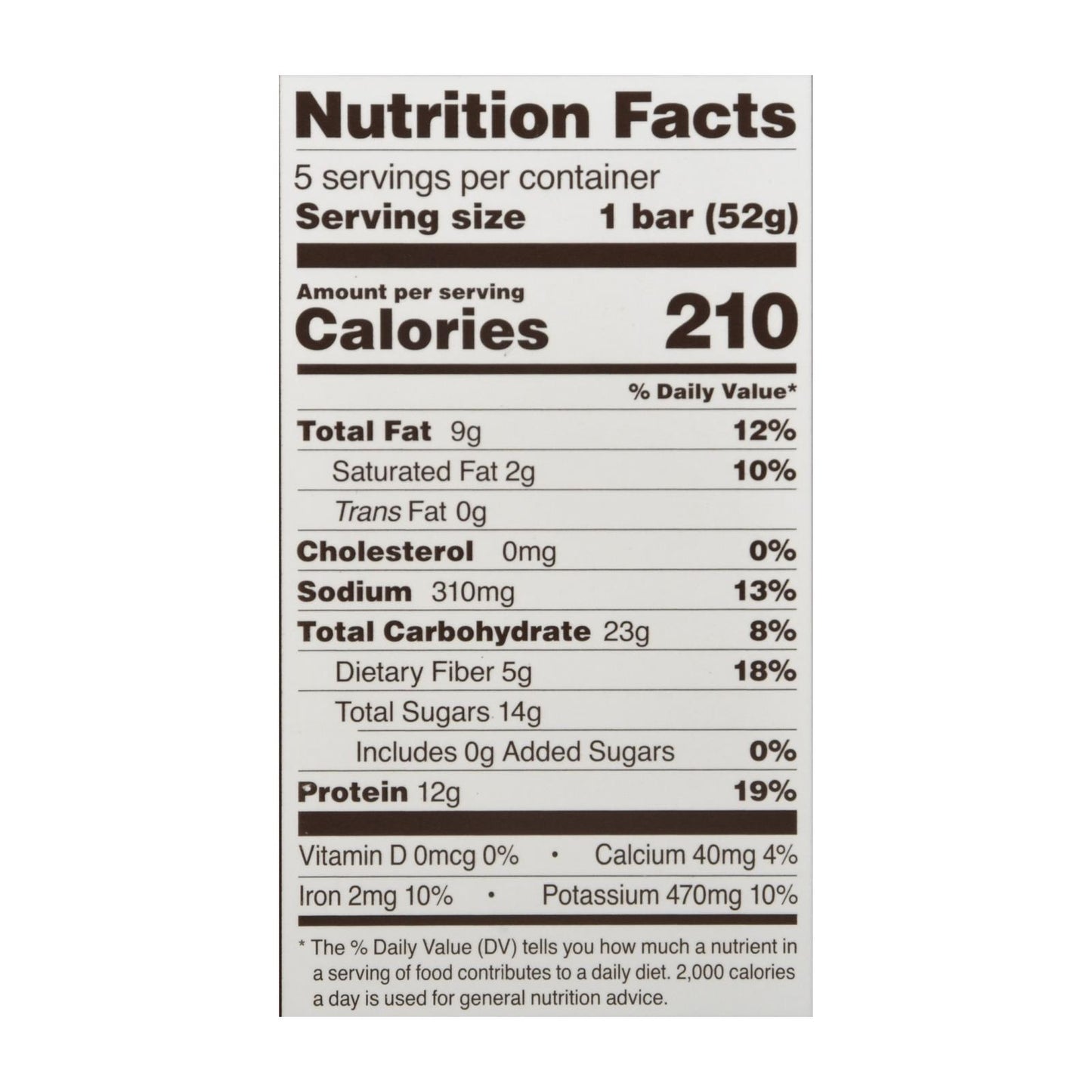 Rxbar - Protein Bar Peanut Butter Chocolate - Case Of 6 - 5/1.83oz