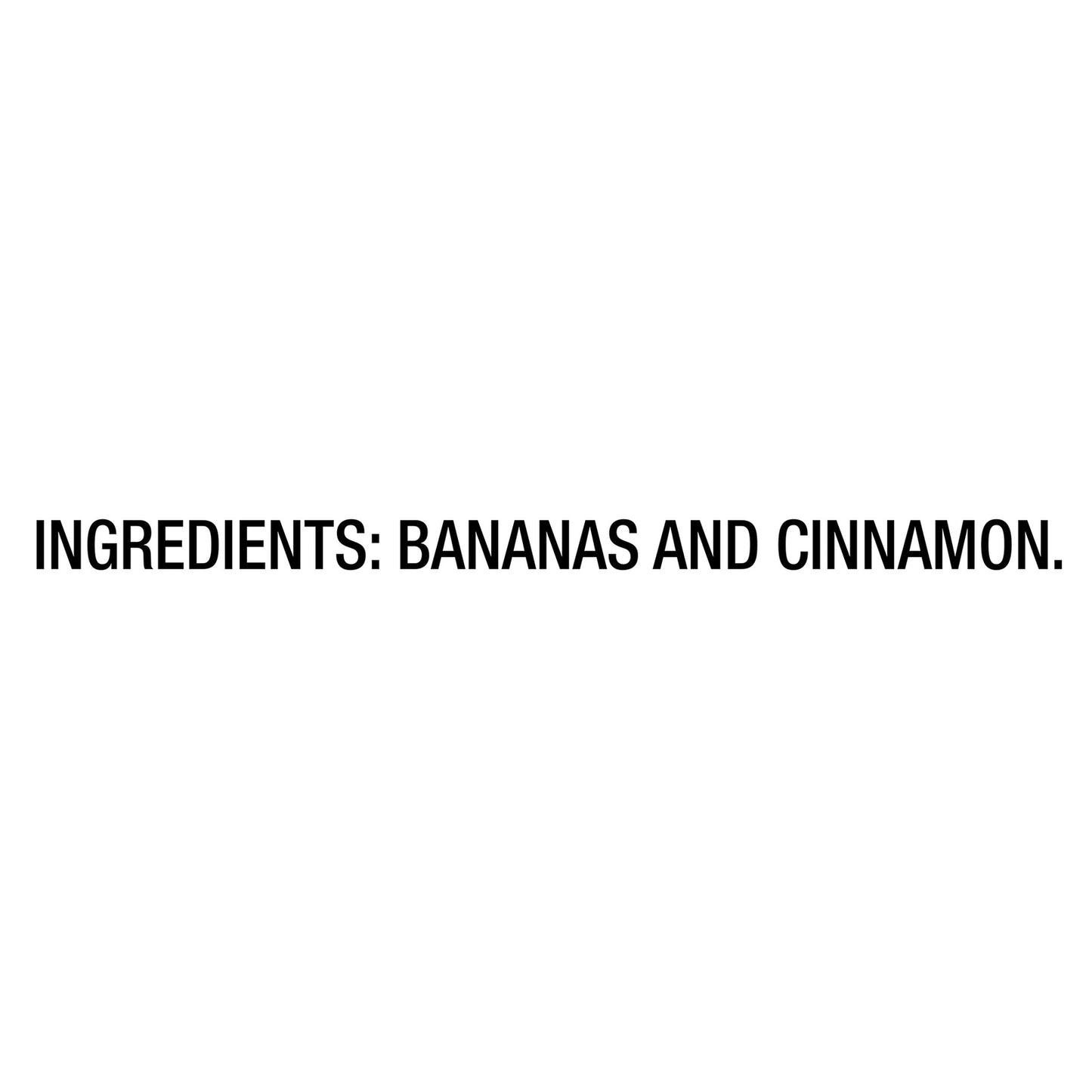 Bare Fruit - Banana Chips Cinnamon - Case Of 12 - 2.7 Ounces