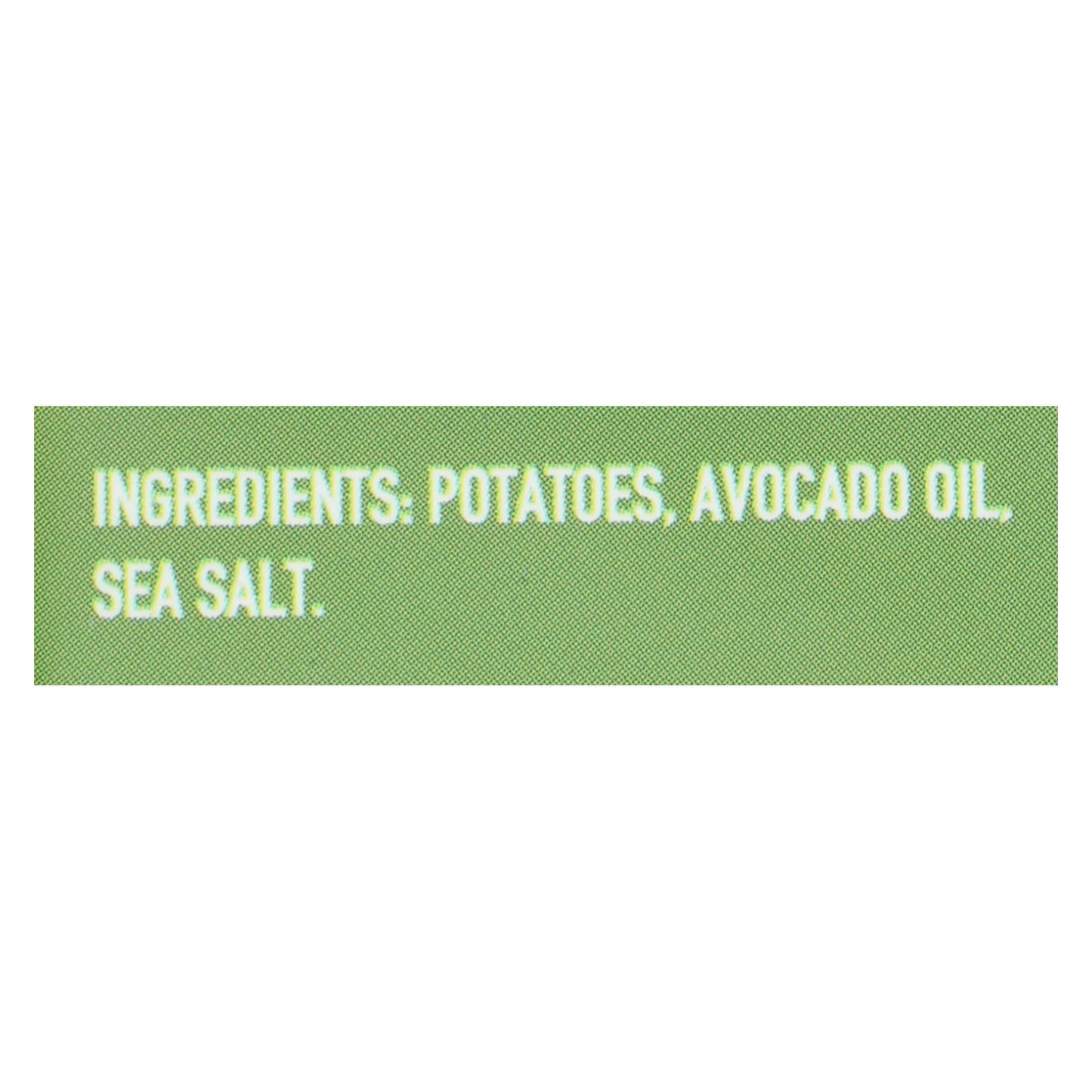 Boulder Canyon - Avocado Oil Canyon Cut Potato Chips - Sea Salt - Case Of 12 - 5.25 Oz.