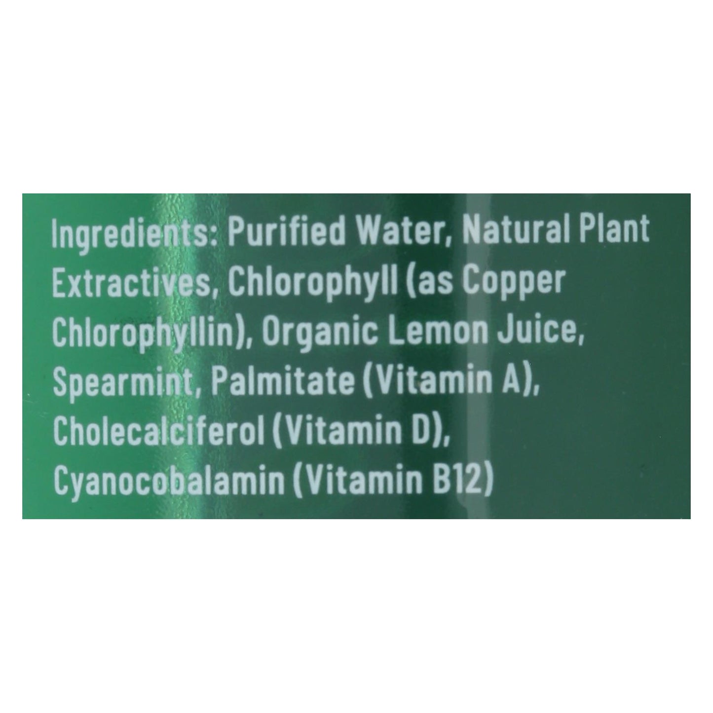 Chlorophyll Water - Water Chlorophyll - Case Of 12-16.9 Fz