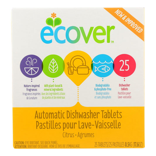 Ecover Automatic Dishwasher Tabs - Case Of 12 - 17.6 Oz