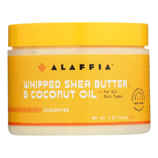 Alaffia - Whip Shea Btr/cnut Unscnt - Ea Of 1-4 Oz