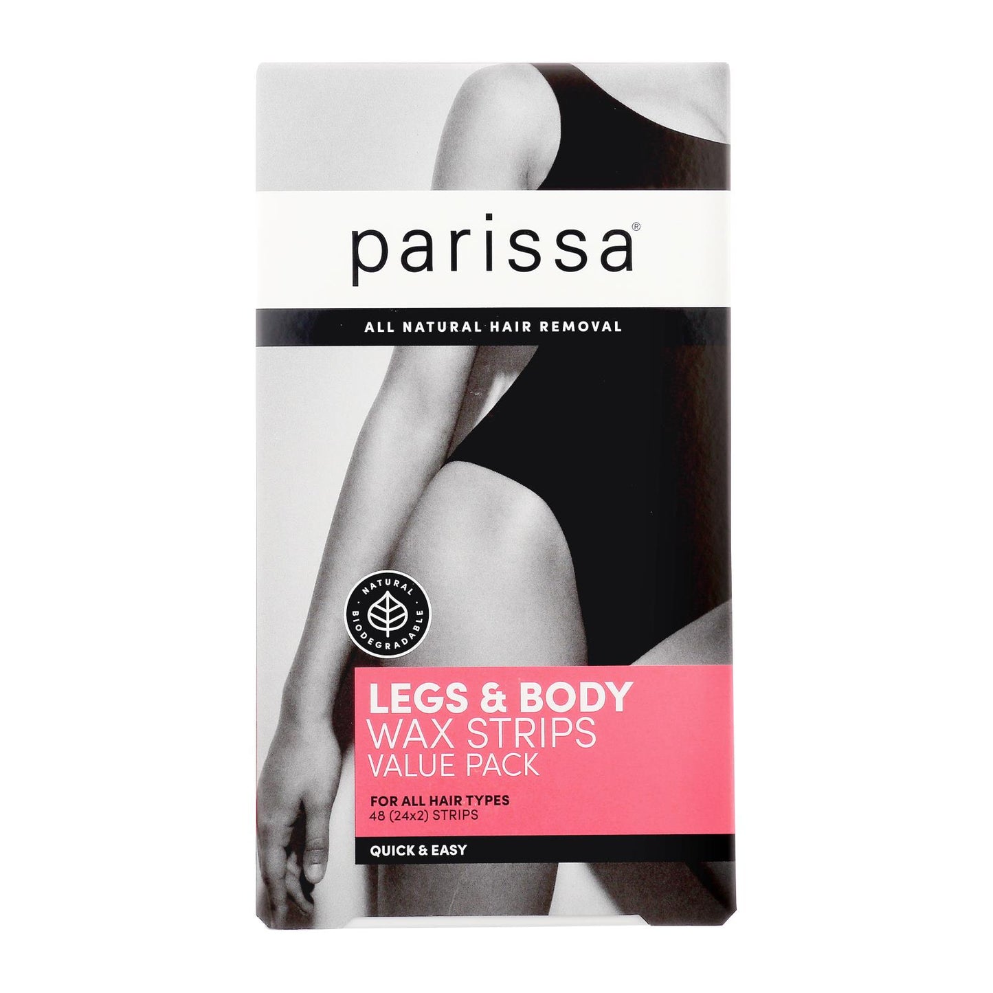 Parissa - Wax Strps Qk Ezy Leg Body - 1 Each 1-48 Ct