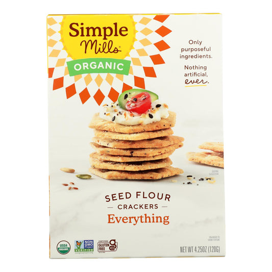 Simple Mills - Crckr Seed Flr Evrythng - Case Of 6-4.25 Oz