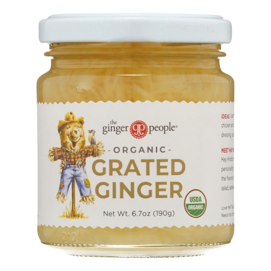 The Ginger People Organic Ginger - Grated - Case Of 12 - 6.7 Oz.